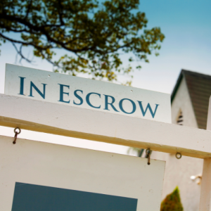 in escrow